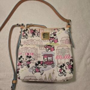 Disney Crossbody Bag with Mickey and Minnie Design